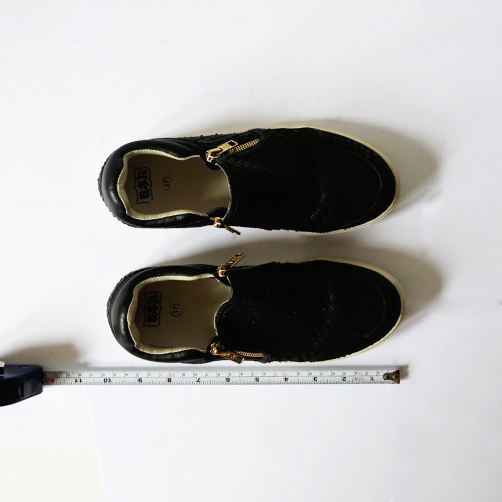 Ash Intense Snake SlipOn Zipper Sneaker Loafer 6.5 - Picture 7 of 8